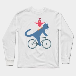 Three On A Bike - Ta Da! Long Sleeve T-Shirt